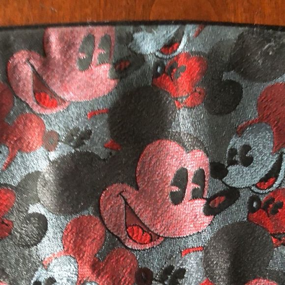 Balancine Presents Tie Works Disney Cummerbund Black, grey, and red Mickey Mouse - Picture 6 of 13